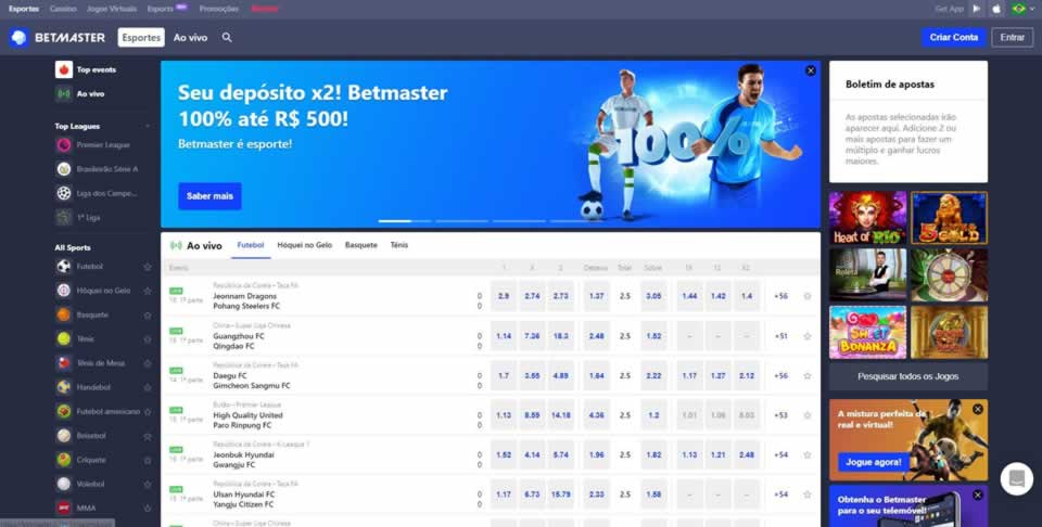 Site de apostas esportivas