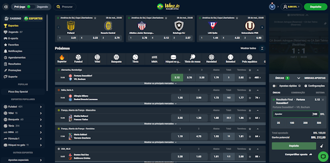 Sporting bet online